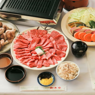 黒毛和牛すき焼コース