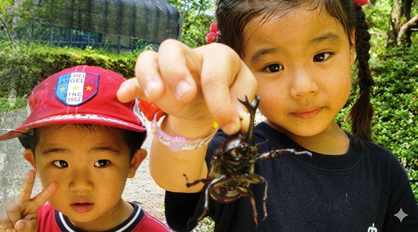 カブト虫狩り＆BBQセットプラン！大自然のなかで最高の思い出作りを満喫しよう♪
